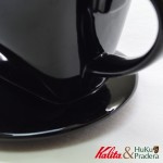 【日本】Kalita102系列 傳統陶製三孔濾杯(時尚黑)